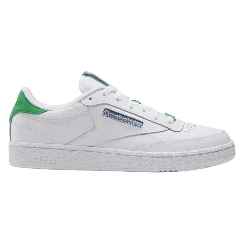 Reebok Male Adult Club C 85 White/Sport Green/Blue Slate 4