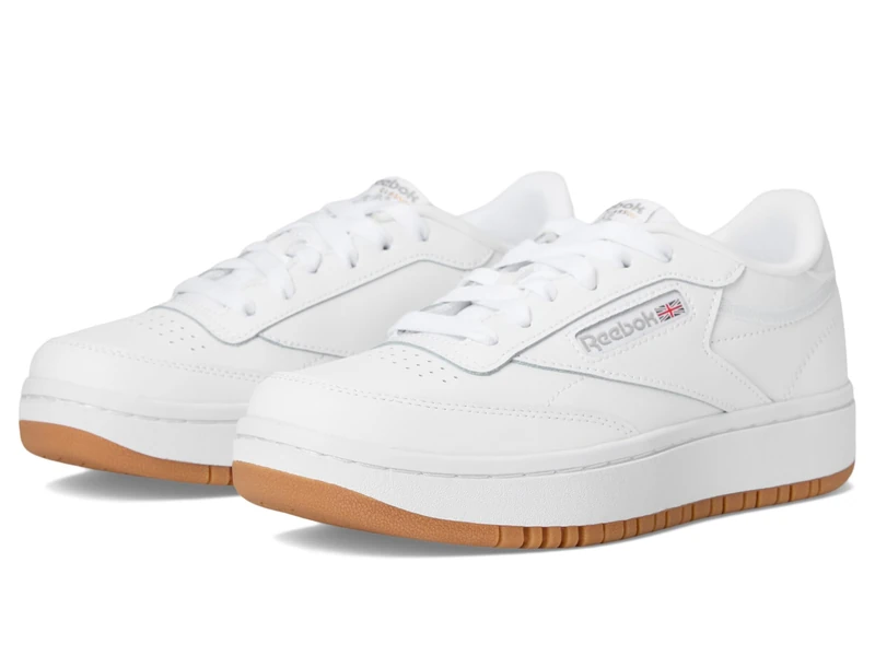 Reebok Female Junior Club C Double White/White/White 3 - Image 1