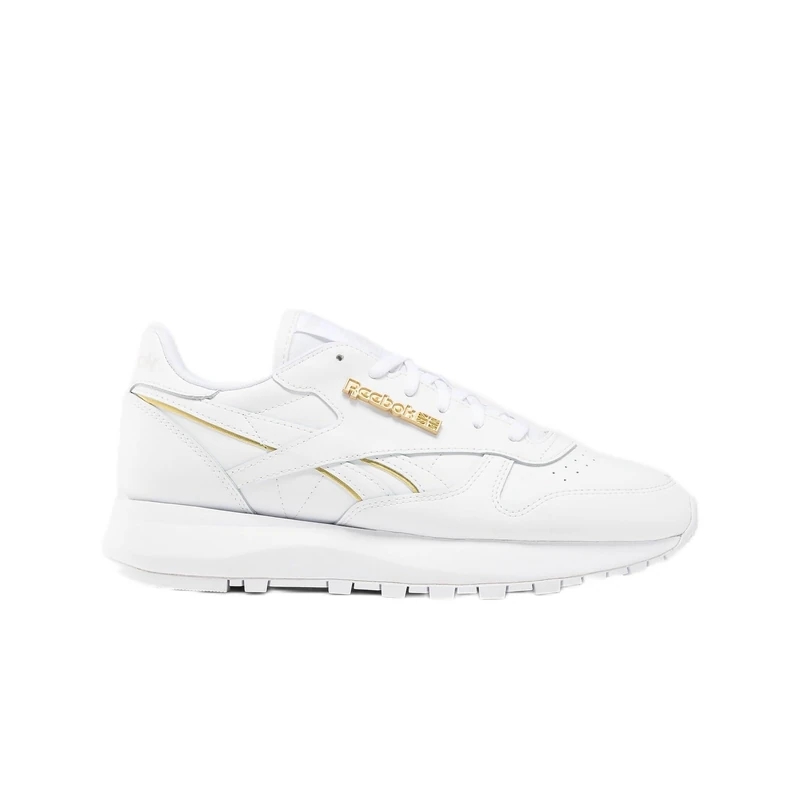 Reebok Female Adult Classic Leather SP FTWWHT/Goldmt/FTWWHT 5