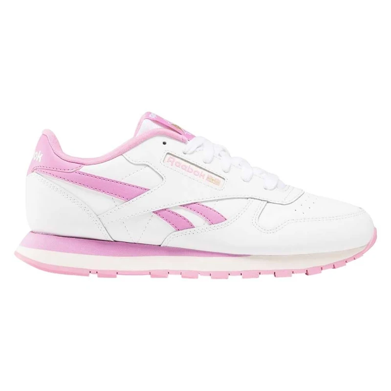 Reebok Unisex Junior Classic Leather FTWWHT/JASPNK/Chalk 5