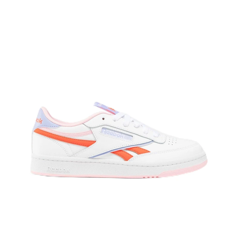 Reebok Unisex Junior Club C Revenge FTWWHT/ORGFLA/PNKGLW 4.5