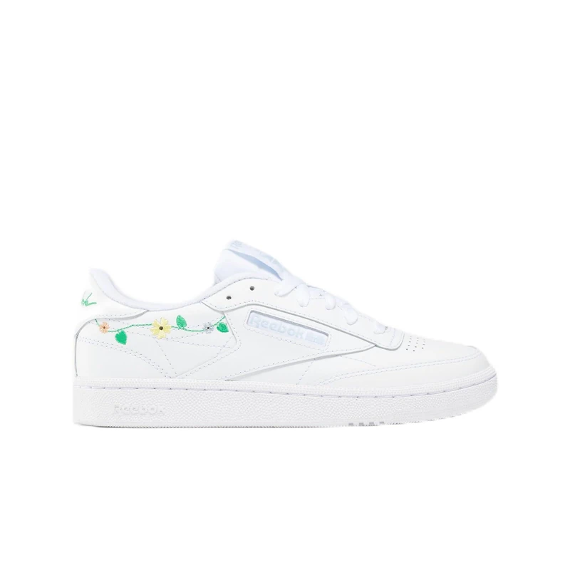 Reebok Female Adult Club C 85 FTWWHT/FTWWHT/PALBLU 4 White