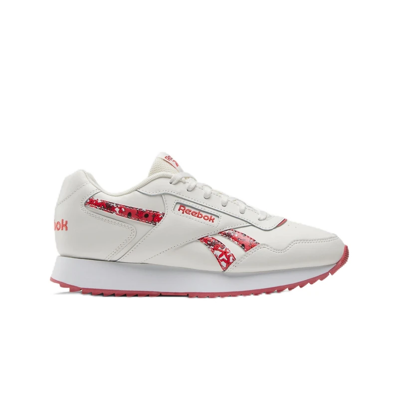 Reebok Female Adult Glide Ripple Chalk/Chalk/ASTDUS 8