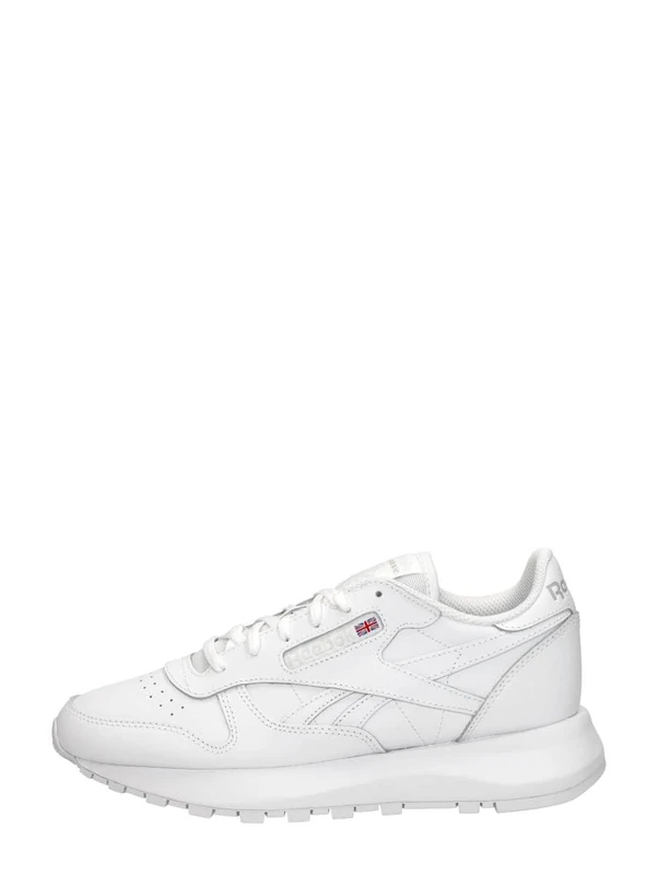 Reebok Women's Classic Leather SP Sneaker, FTWWHT/FTWWHT/PURGRY, 4 UK