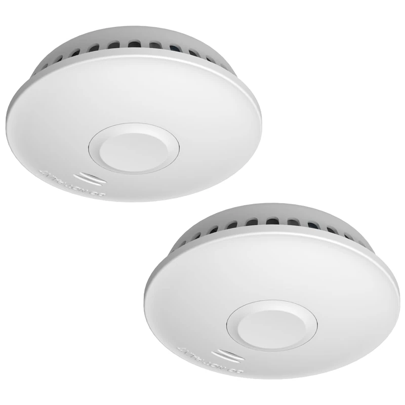 ELRO FZ5010R Wireless networkable smoke detector Linkable 10-Year Battery-Meets European Standard EN14604-2-Pack, White, 2