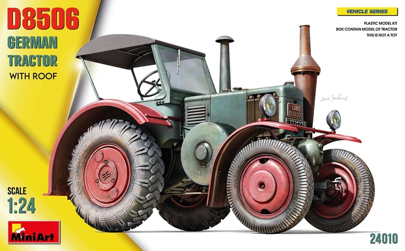 Miniart 1:24 - German Tractor D8506 w/Roof