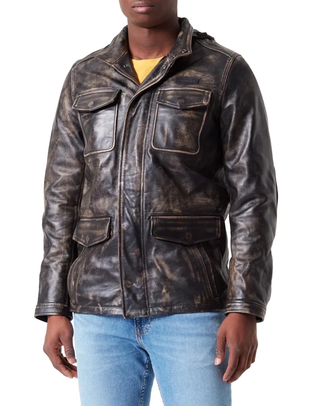 Redskins Men's Veteran Park Jacket, Black, L