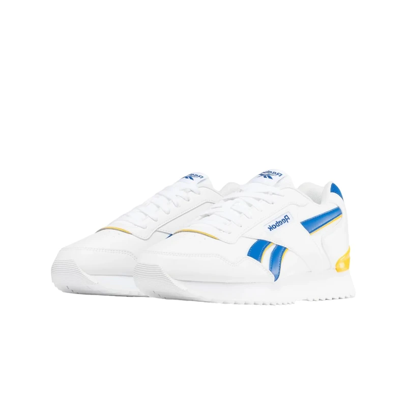 Reebok Unisex Adult Glide Ripple Clip FTWWHT/VECBLU/CLAYEL 4.5