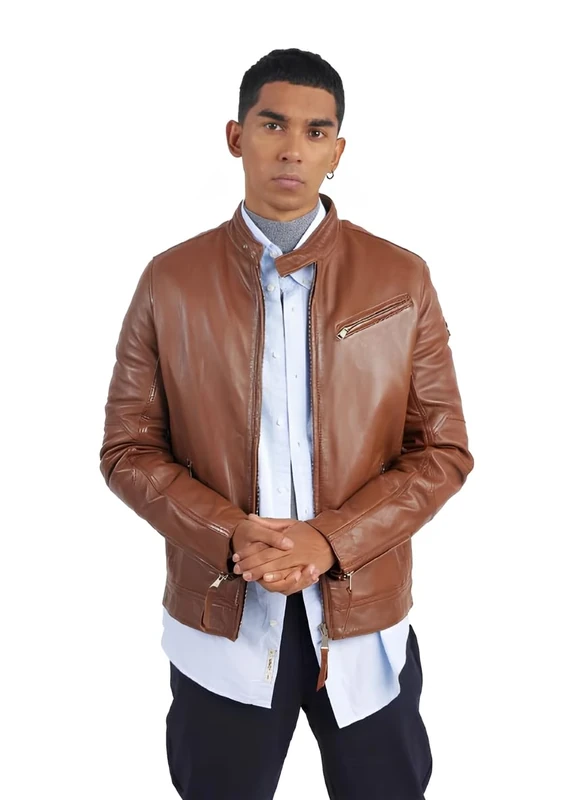 Redskins Men's Victory Trust Jacket, Cognac, L