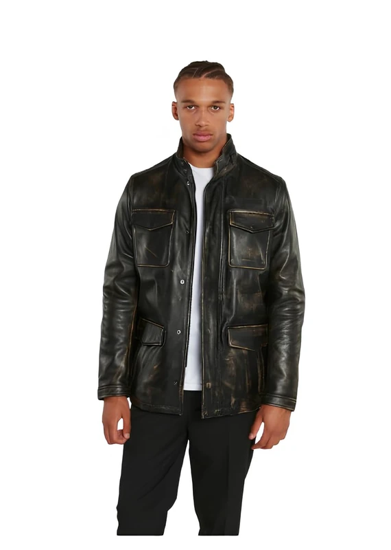 Redskins Men's VETERAN PARK Jacket, Black,