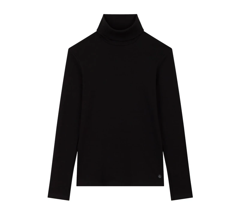 Petit Bateau Women's A0akd Under Sweater, Black, Small