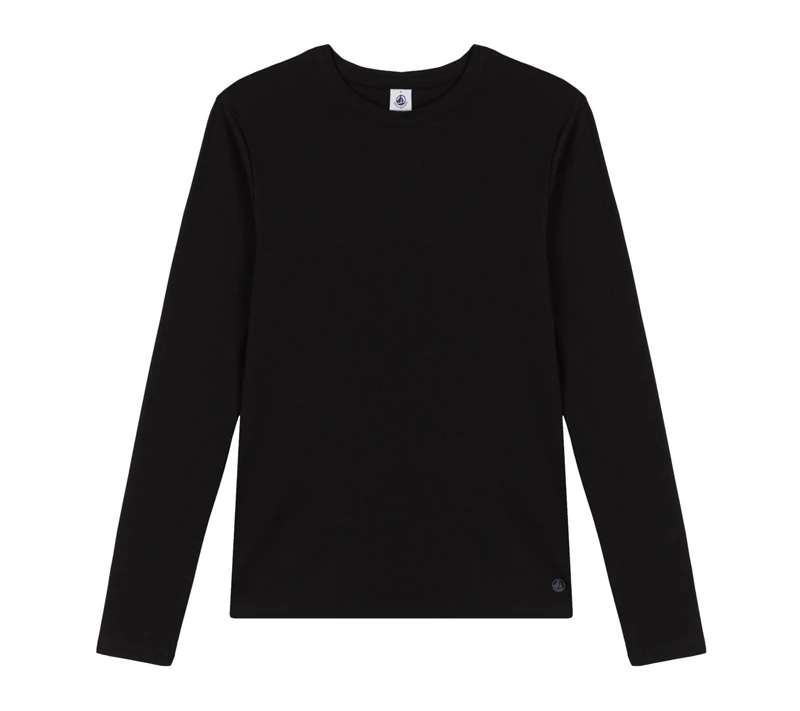 Petit Bateau Womens A08cp T-Shirt, Black (New), L UK