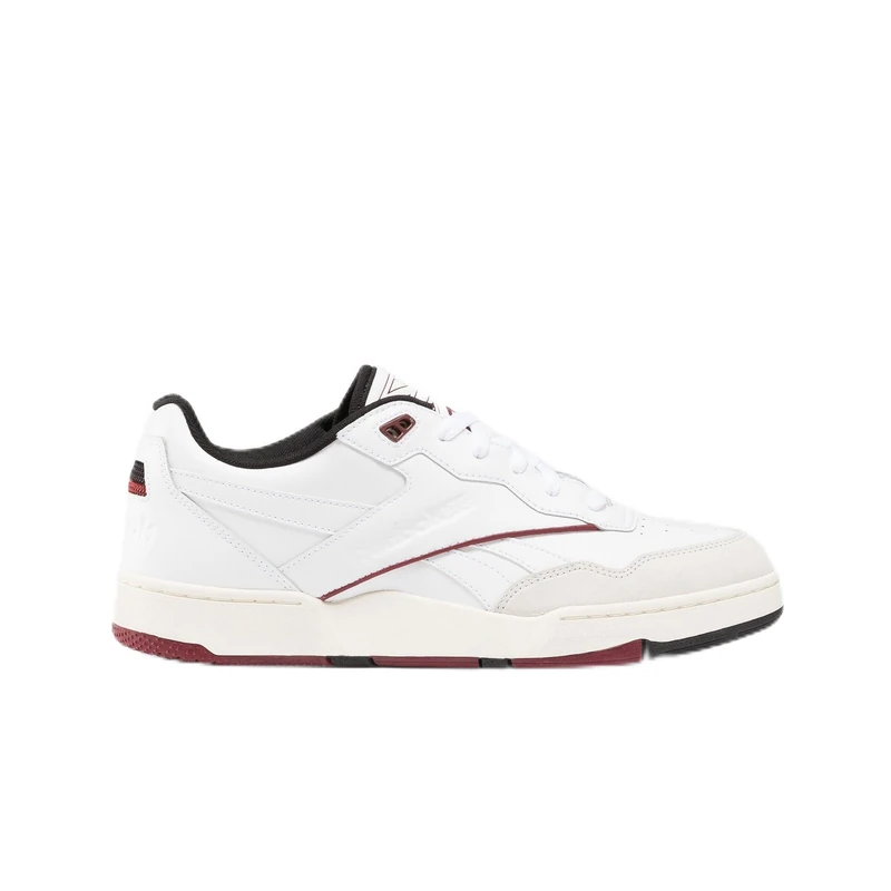 Reebok Unisex Adult BB 4000 II FTWRWHITE/Black/CLBURGUNDY 9