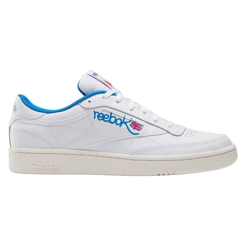 Reebok Unisex Adult Club C 85 FTWWHT/Chalk/KINBLU 10.5 White