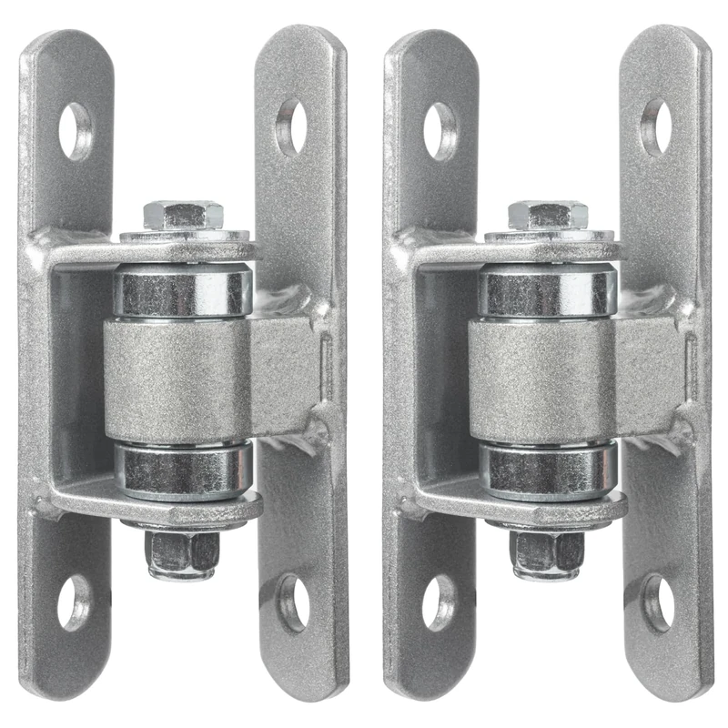 Gudwells Heavy Duty Bolt on Sealed Bearing Outdoor Gate Hinges - Bolt onto Gate and Post for Large Heavy Driveway Gates Up to 1100 Pounds, Adjustable Yoke Pivot CI3700 Gate Hinge (Sold as a Pair)