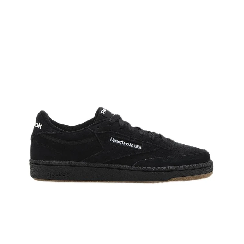 Reebok Unisex Adult Club C 85 CBLACK/FTWWHT/RBKLE3 4