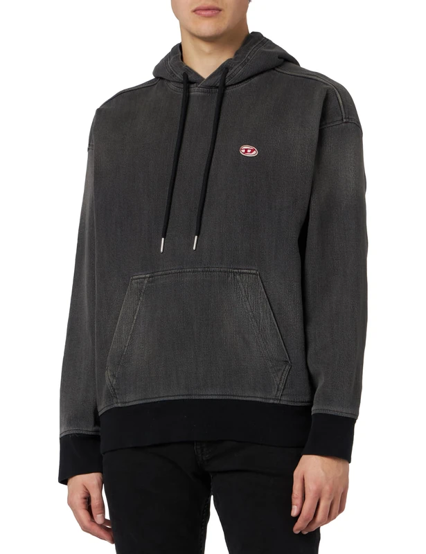 Diesel Men's D-um-Rib-ne Plush Sweatshirt, 2, S