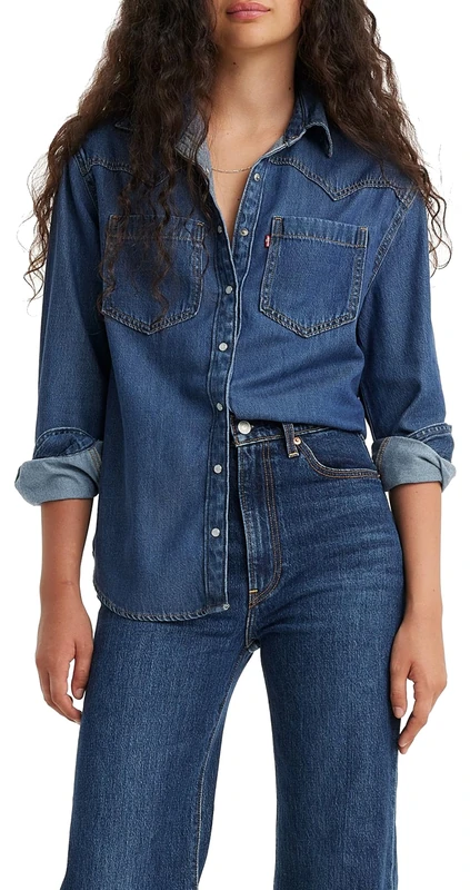 LEVIS Womens Woven Tops ATR Graphic TEE, Air Space 5, M UK