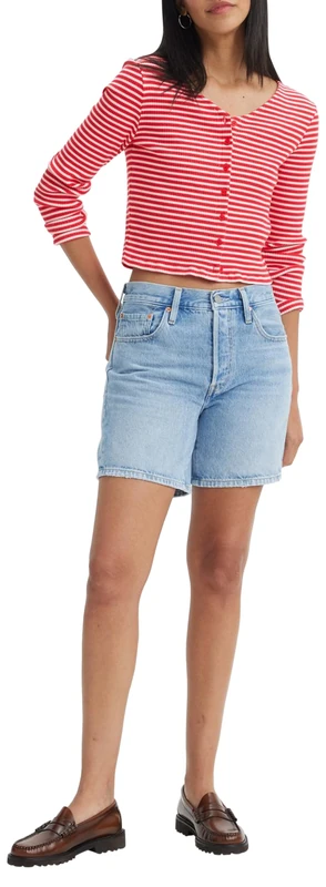 Levi's Women's 501 Mid Thigh Shorts ACTIV COLL SKYSTRETCH Woven Cargo Pant, Ojai Luxor Last Shor, 24