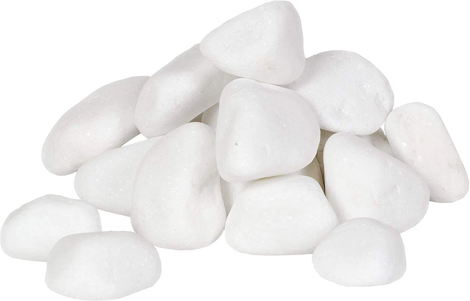 B2C Decorative MARBLE EXTRA SNOW WHITE Stones/Pebbles *** HOME & GARDEN *** AQUARIUM THASSOS SHINY (25kg)