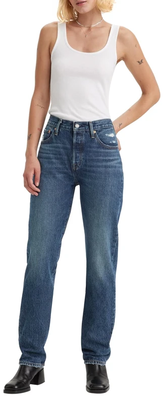 Levi's Women's 501 Jeans for Women, Sunday Morning Sky, 23W x 32L