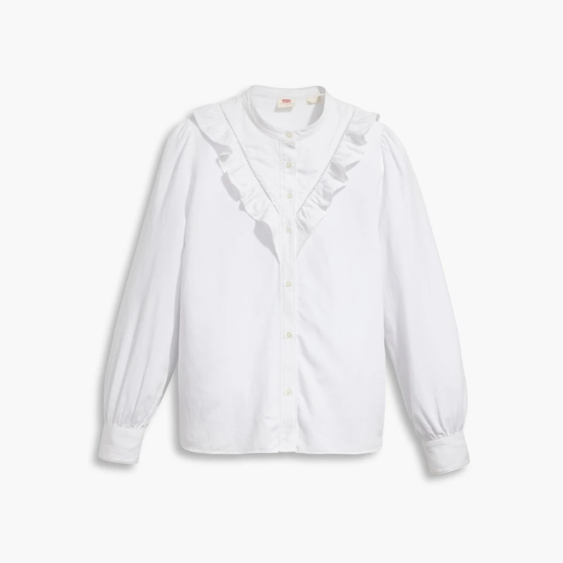Levi's Women's Carinna Blouse, Bright White, L