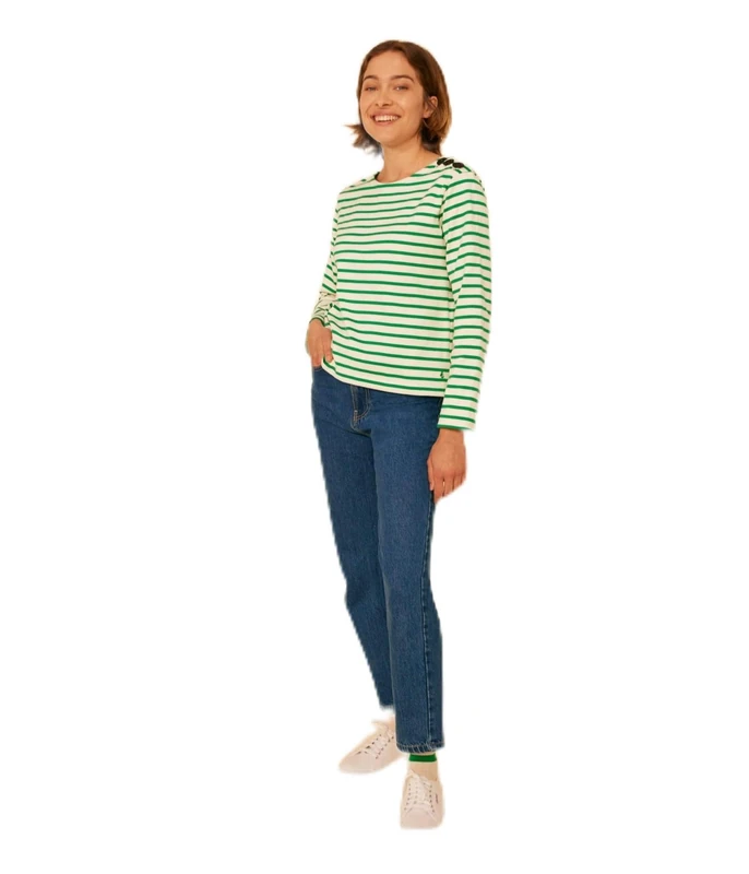 Petit Bateau Women's A09r6 Sailor, Avalanche/Prado, XS