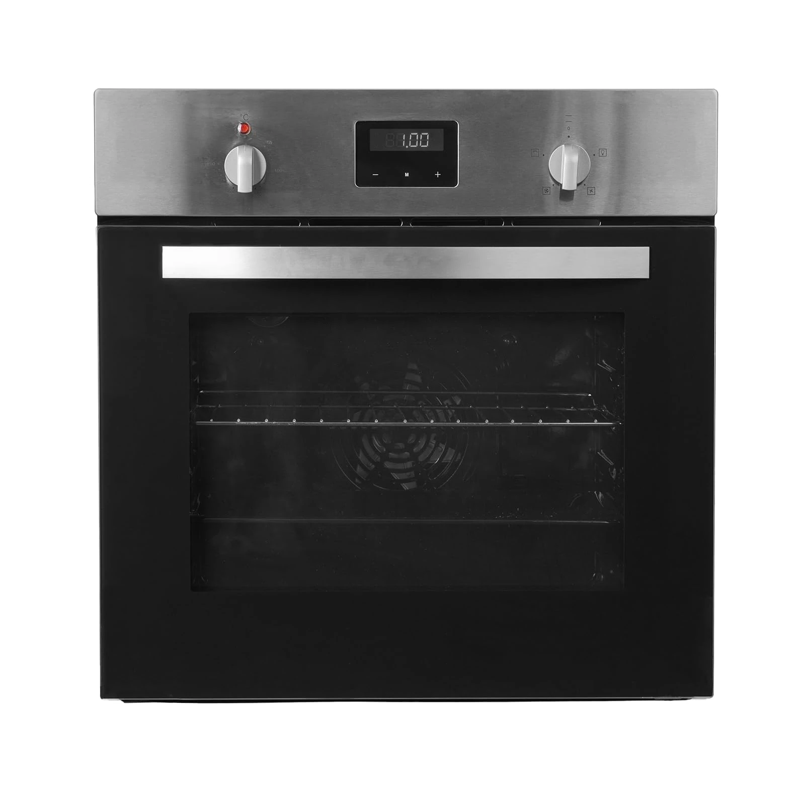 SIA Single Electric Fan Oven In Stainless Steel, 60cm FSOC59X, Digital Display and Digital Timer True Fan Oven, ActivEnamel interior, Energy Class A, 5 Year Parts & 2 Years Labour Guarantee