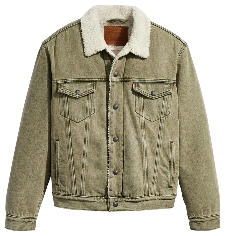 Levi's Men's Type 3 Sherpa Trucker Denim Jacket, Its My Passion Sherpa, XS