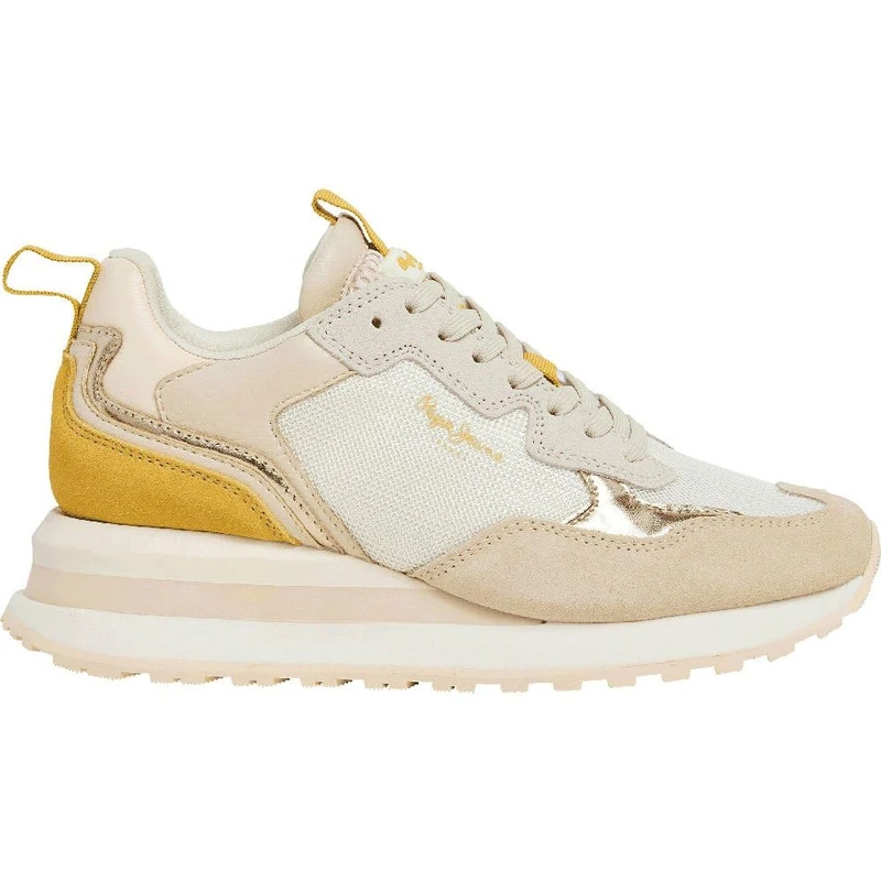 Pepe Jeans Women's Blur Sour Sneaker, Orange (Light Peach Beige), 5 UK - Image 1