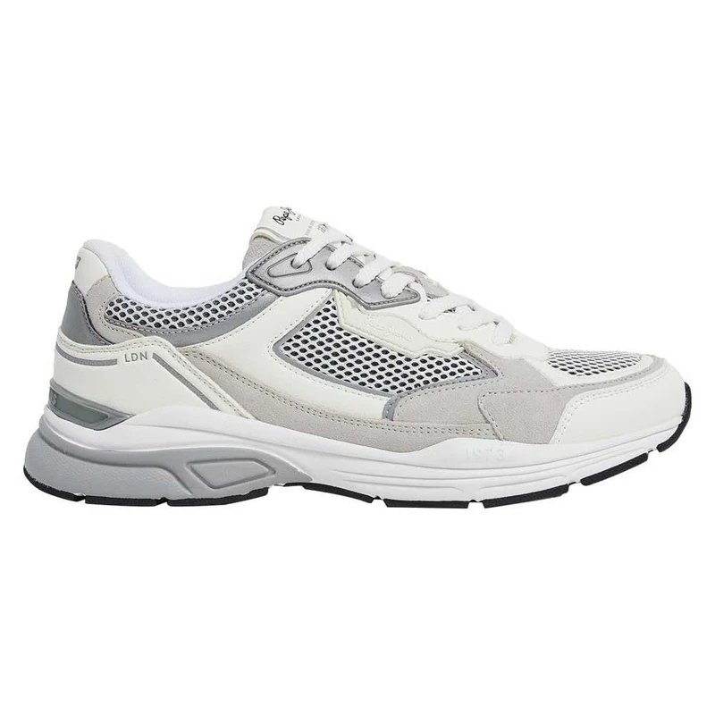 Pepe Jeans Men's Dave Evolution M Sneaker, White (Off White), 8