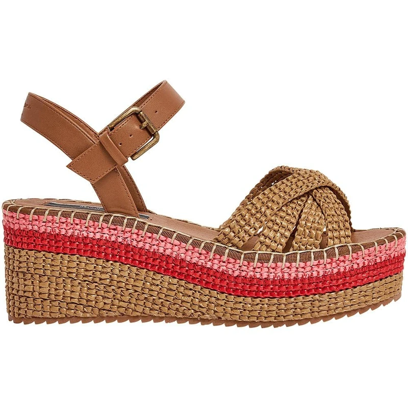 Pepe Jeans Women's Witney Colors Sandal, Brown (Tan Brown), 6