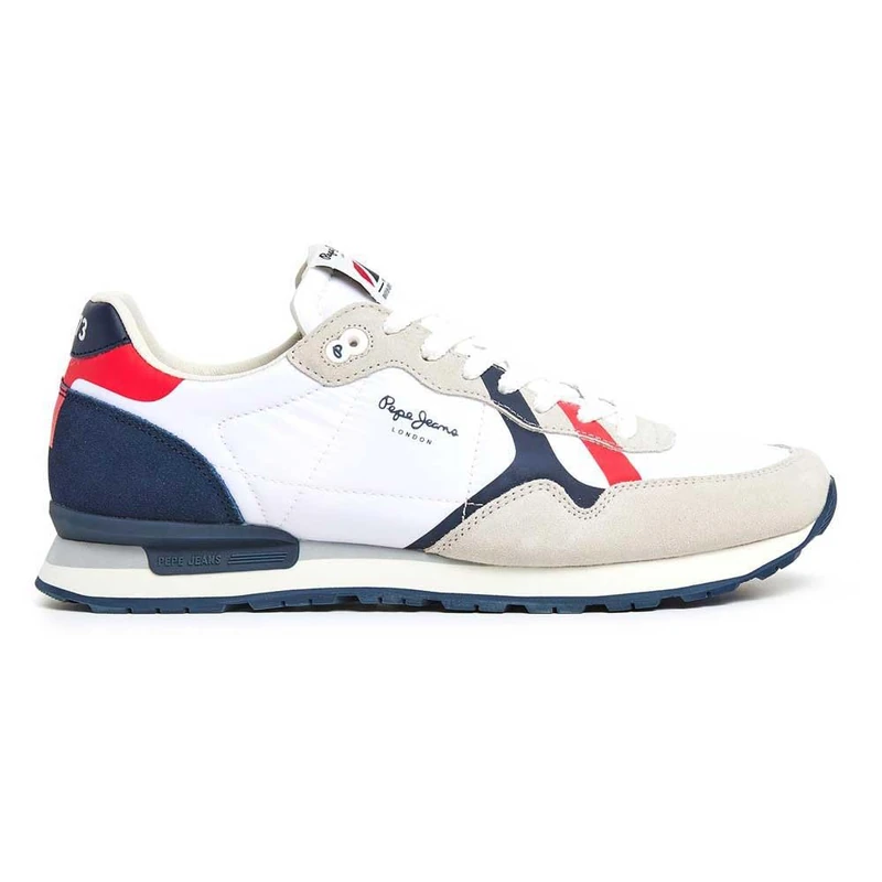 Pepe Jeans Men's Brit Road M Sneaker, White (White), 11