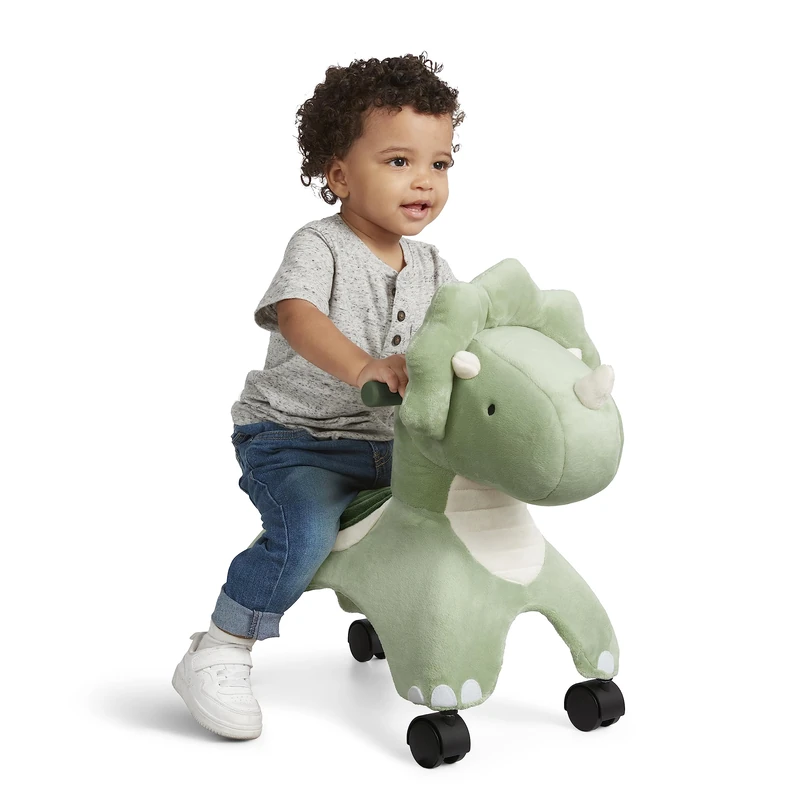 Radio Flyer Dash the Rolling Dinosaur - Green Ride On Toy - Image 1