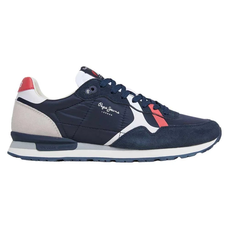 Pepe Jeans Men's Brit Road M Sneaker, Blue (Navy), 8