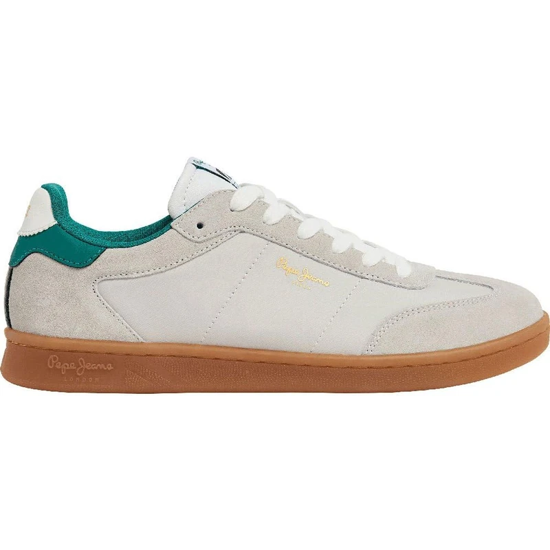 Pepe Jeans Men's Player Combi M Sneaker, Beige (Base Beige), 10
