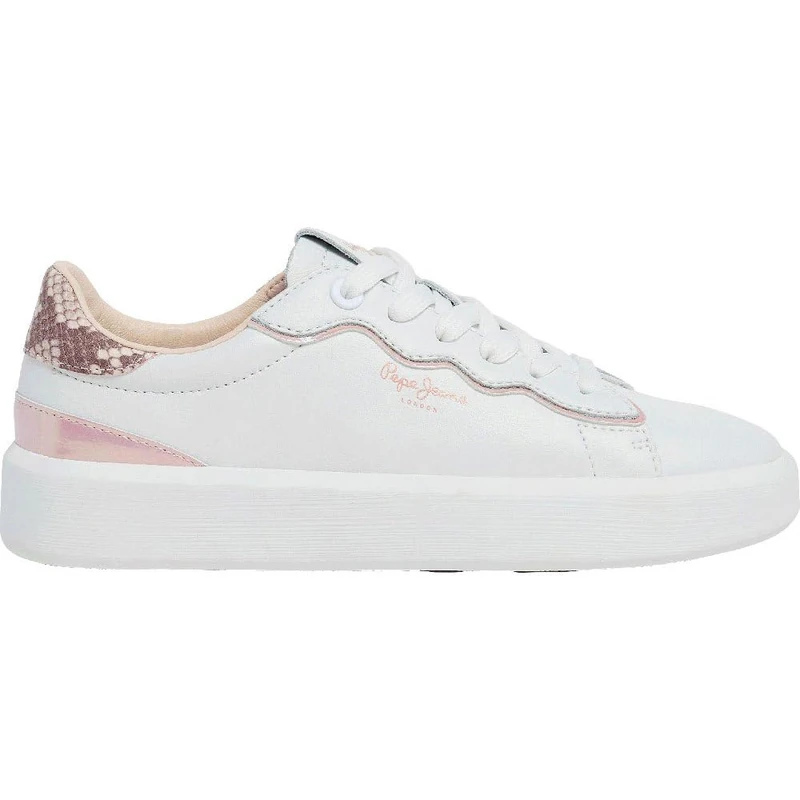 Pepe Jeans Women's Dobbie Seal Sneaker, Pink (Pinkish Pink), 3 - Image 1