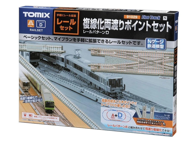 TomyTEC 970299 Track Set D - Model Train Accessory Kit - Image 1