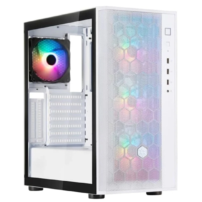 SilverStone Technology SST-FAR1W-PRO V2 - Stylish and Striking Mid-Tower ATX Tempered Glass Case - Image 1
