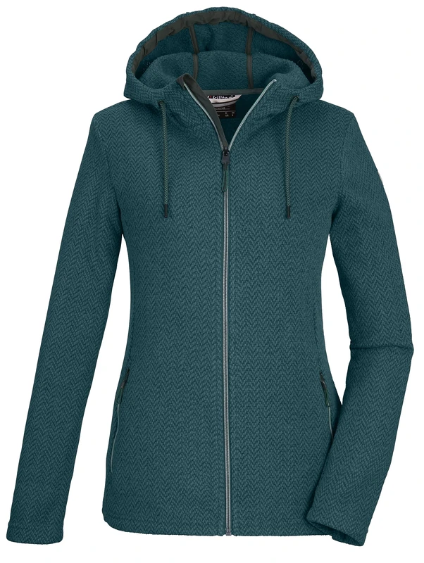 Killtec Women's Kow 2 Wmn Knitted Fleece Jacket with Hood - Image 1