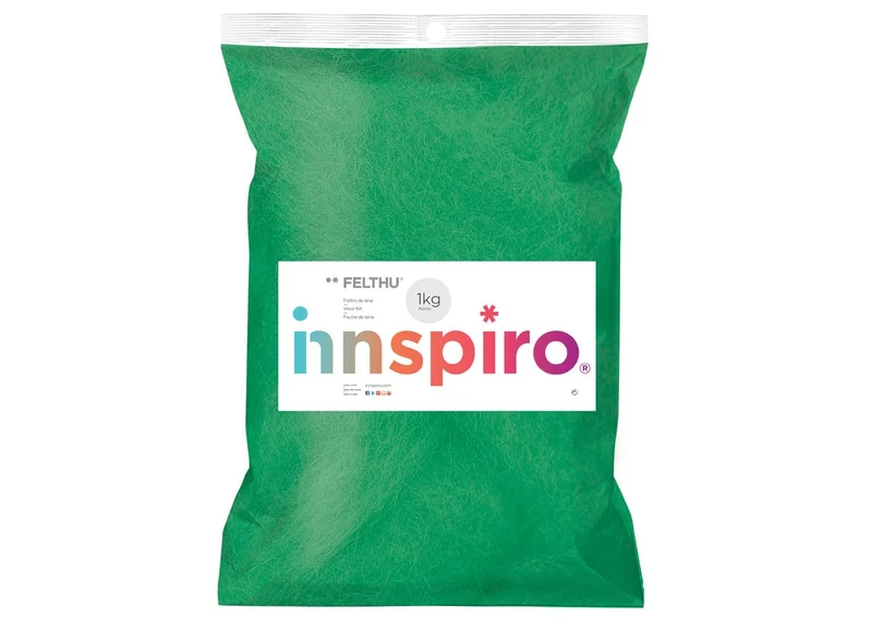 INNSPIRO Wool Felt, Sea Green, 1000gr