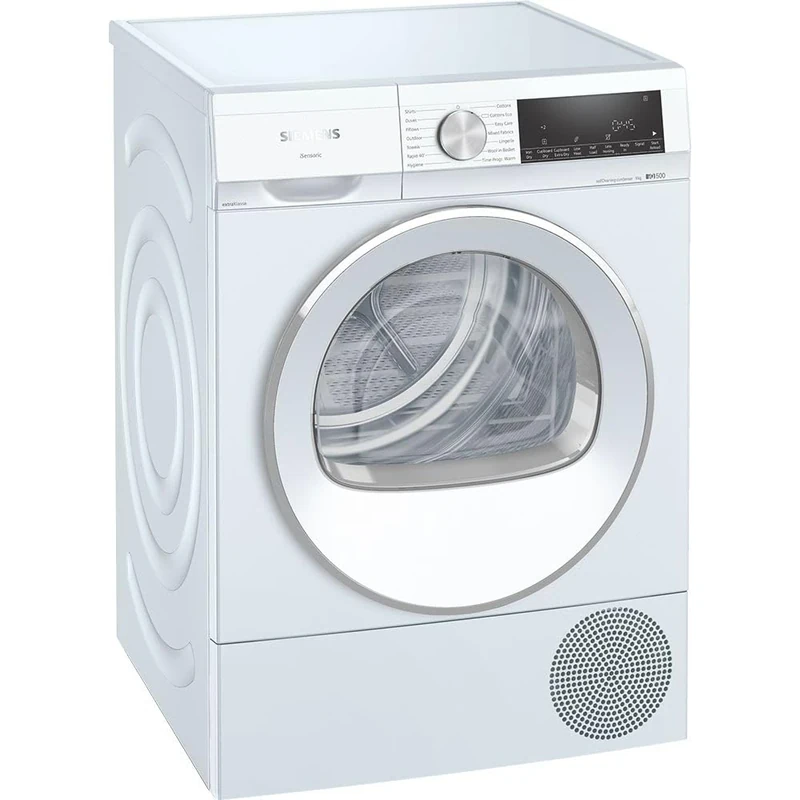 Siemens extraKlasse WQ45G2D9GB 9kg Heat Pump Tumble Dryer - White, (Pack Of 1)