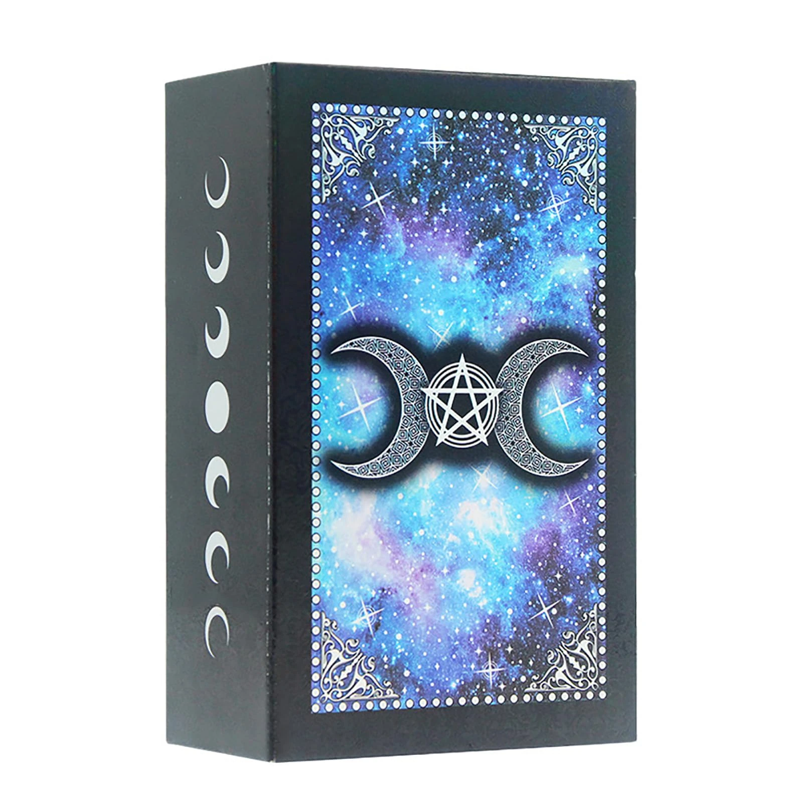 Hengqiyuan Tarot Deck with Waterproof PVC Cards and English Instructions for Beginners,Blue