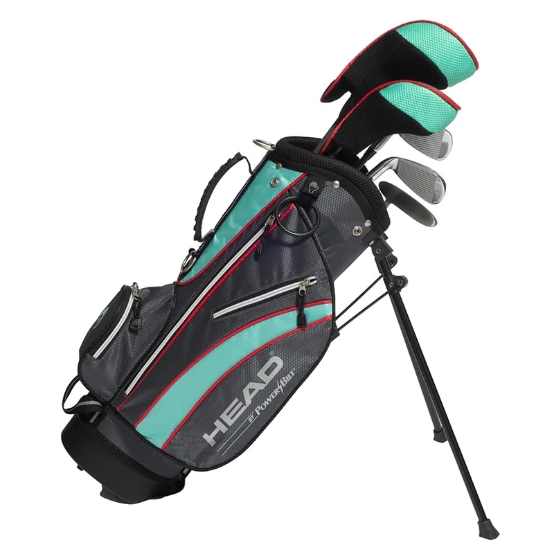 Head Juniors Age 3-5 Teal/Grey Complete Golf Set