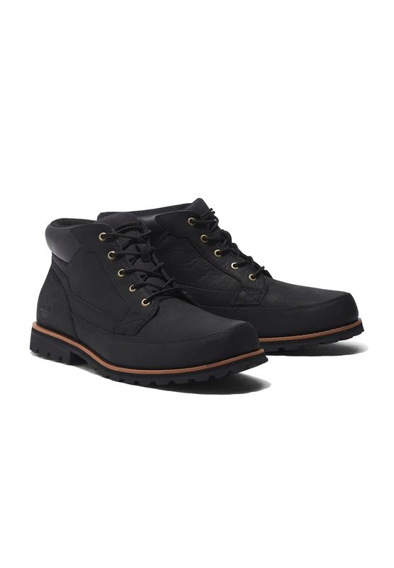 Timberland Attleboro 6 in Boots Men's Ankle Boots TB 0A6581 015 Black, Black Full Grain, 6.5 UK