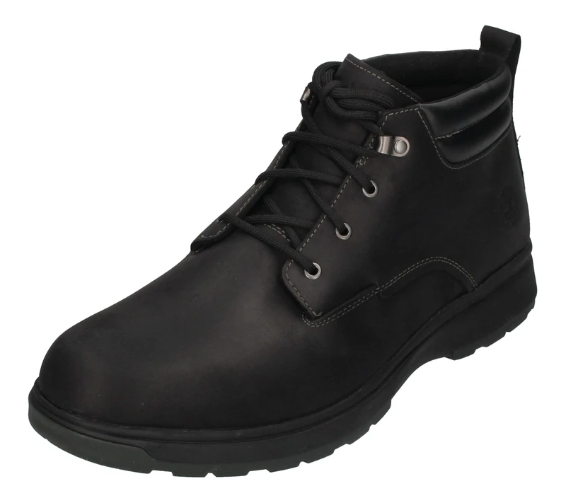 Timberland Men's Atwells Ave Wp Chukka Boat, Jet Black, 7 UK