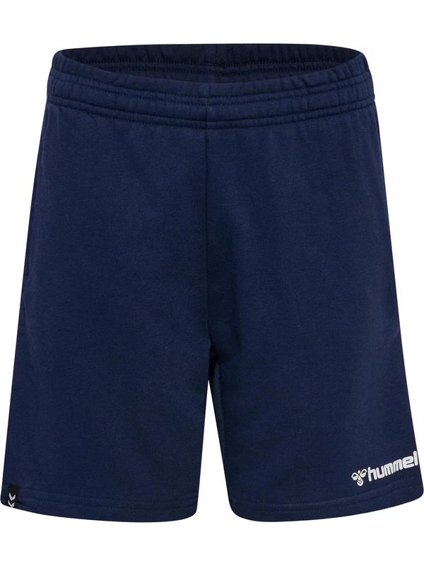 hummel hmlMOVER Cotton Bermuda Shorts Kids, Navy, 140