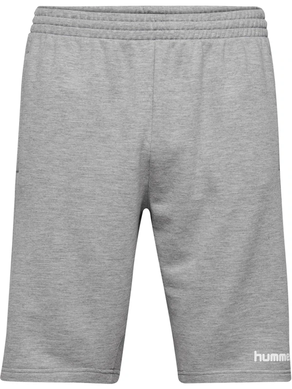 hummel hmlMOVER Cotton Bermuda Shorts Kids, Grey Melange, 140