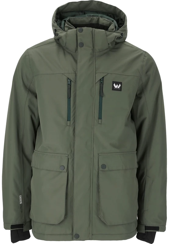 WHISTLER Men's Cargo Jacket, 19-0309 TCX, XXX-Large