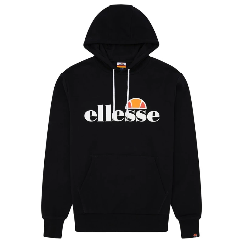 Ellesse Men's Gottero Over Head Hoody, Black 5XL